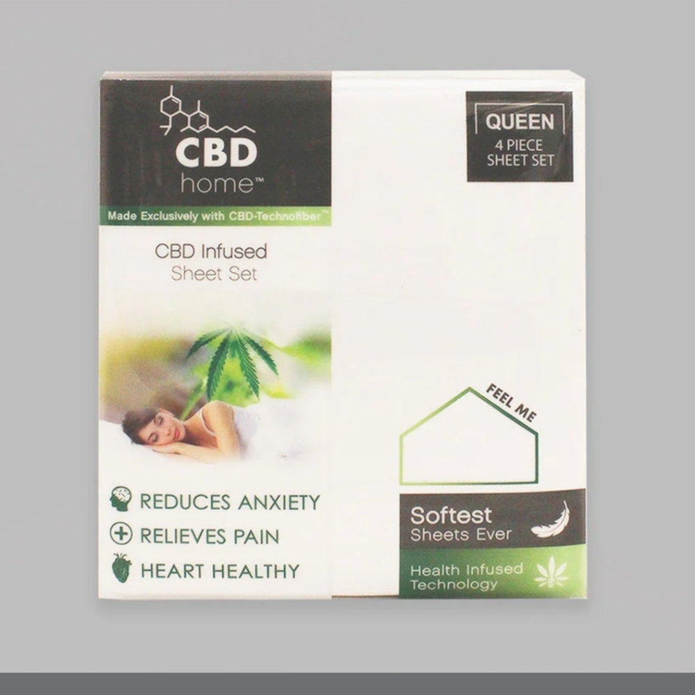 CBD HOME KING Sheet Set - WHITE
